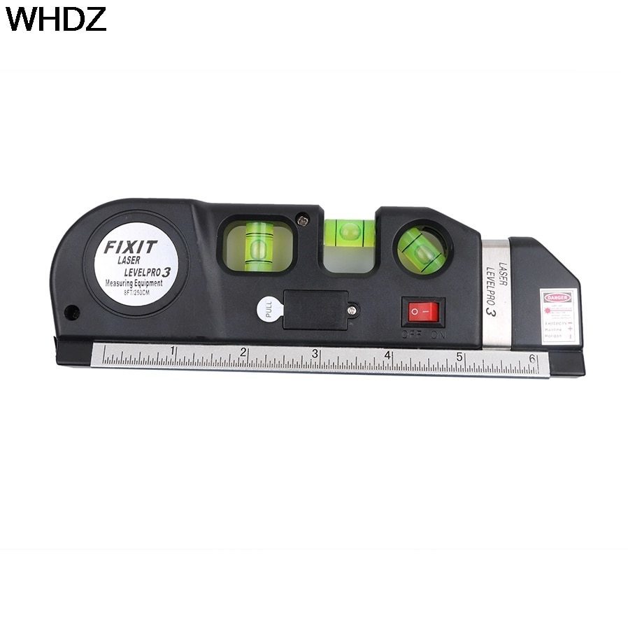 高精度 光学測定器 墨出し器 レーザー 調整多機能標準定規水平レーザー機器レーザー墨出し器メジャーラインテープ_画像2