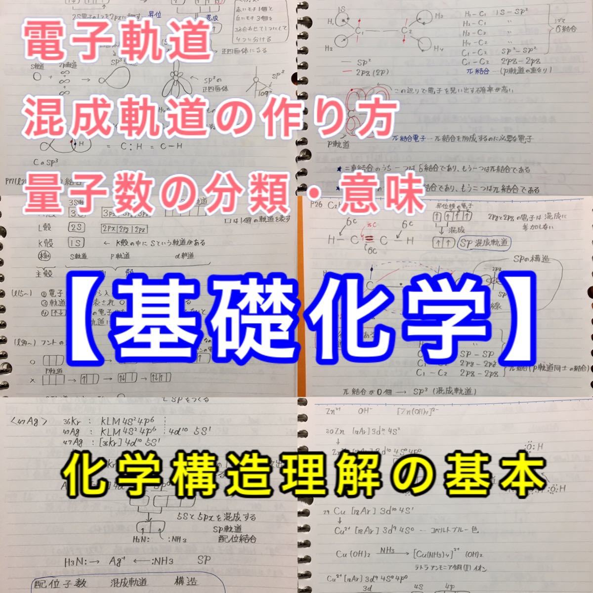 薬剤師国家試験、CBT、薬学部定期試験対策シリーズ【基礎化学（混成軌道）】まとめ