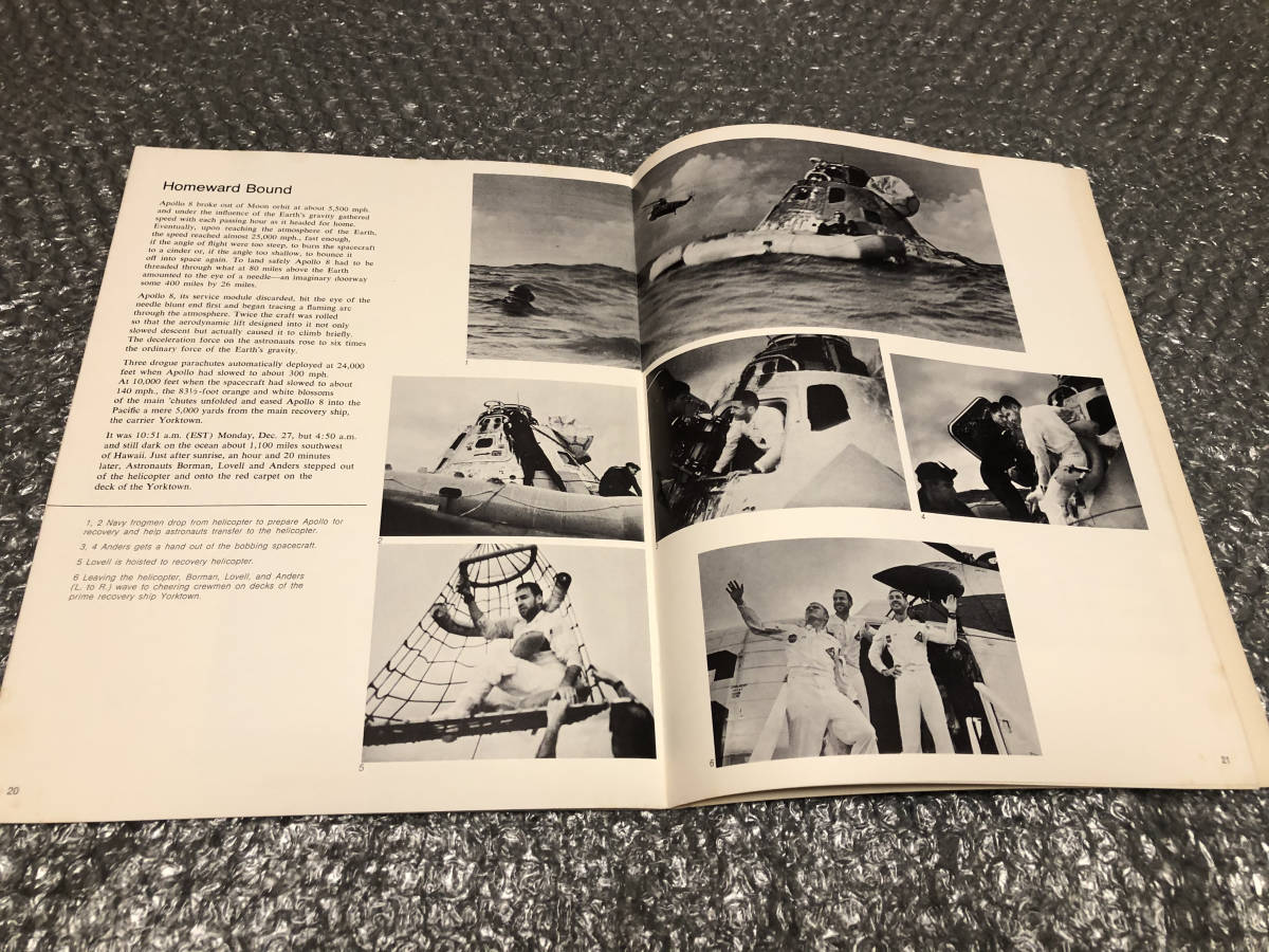 洋書☆アポロ8号【NASA公式写真集】1968年当時モノ☆人類が 洋書☆アポロ8号【NASA公式写真集】1968年当時モノ☆人類が