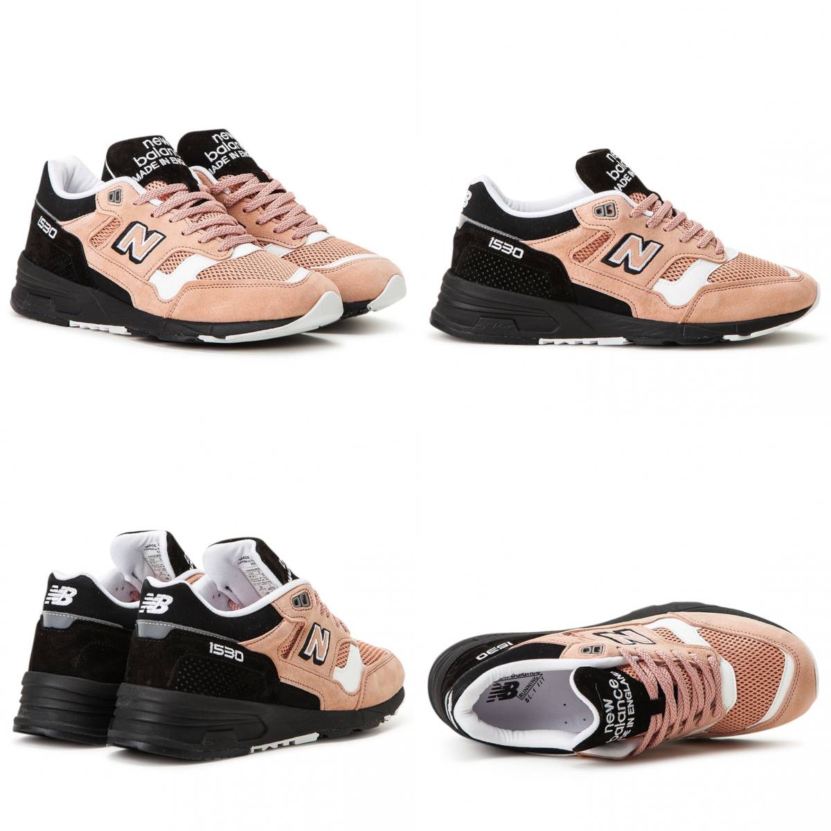 NB直営店限定 UK製 NEW BALANCE M1530SVS PINK×BLACK US7D 25cm M1500