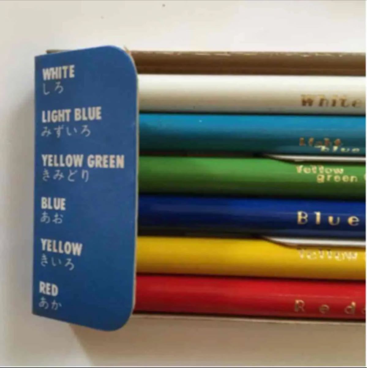 昭和レトロ　コーリン鉛筆No785丸6本12色紙箱入り色鉛筆