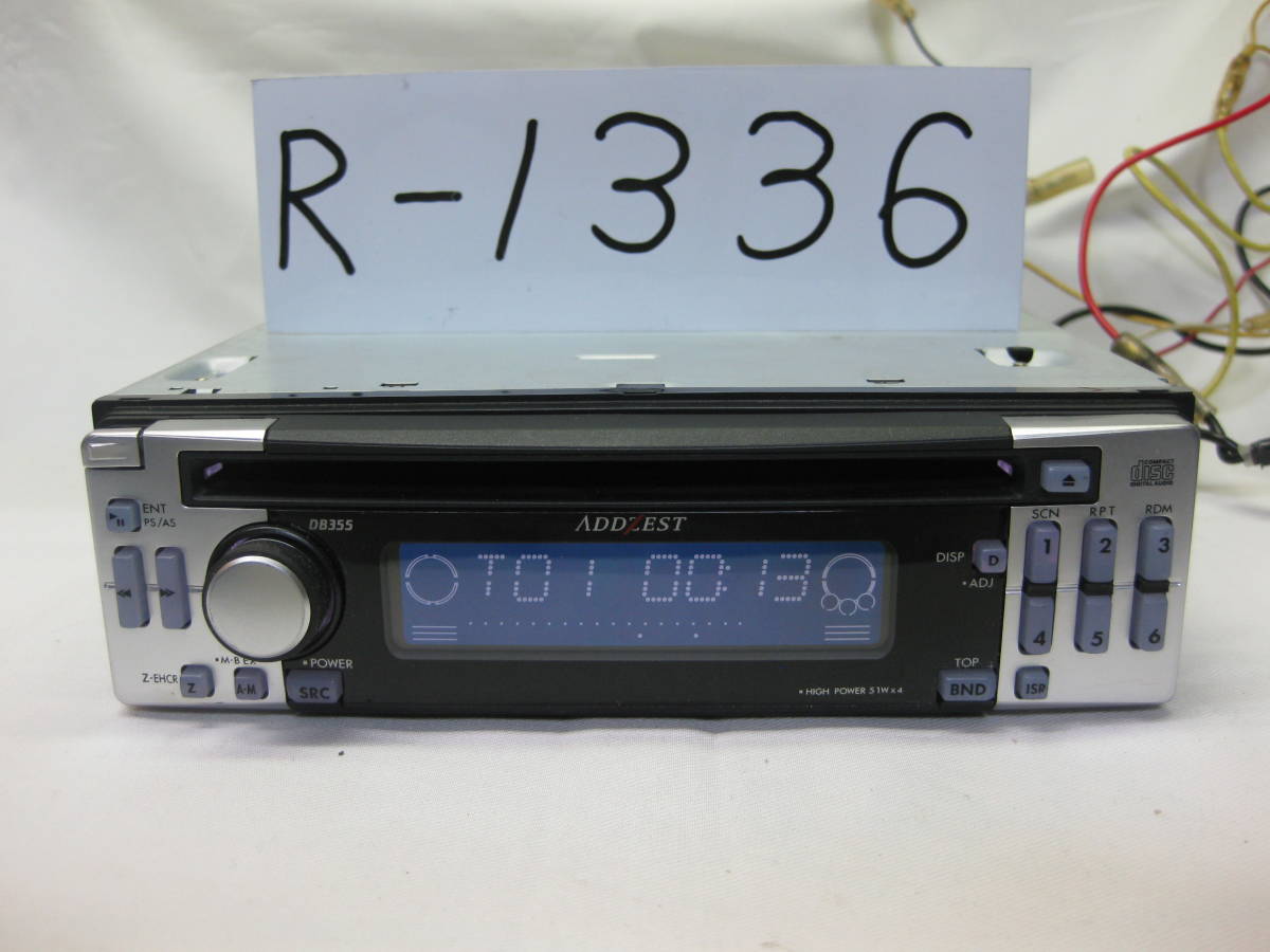 R-1336　ADDZEST　アゼスト　DB355　BV8185-N0571　PA-2722A　1Dサイズ　CDデッキ　補償付_画像1