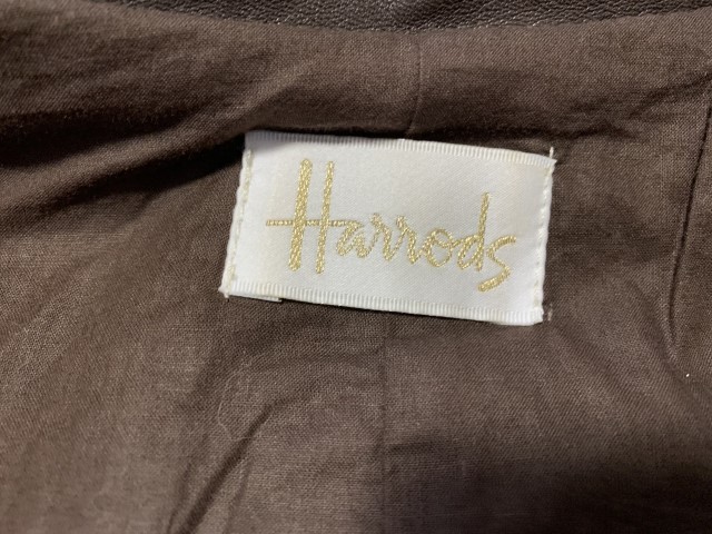Harrods【ハロッズ】イタリア製 羊革 本革ジャケット_画像5