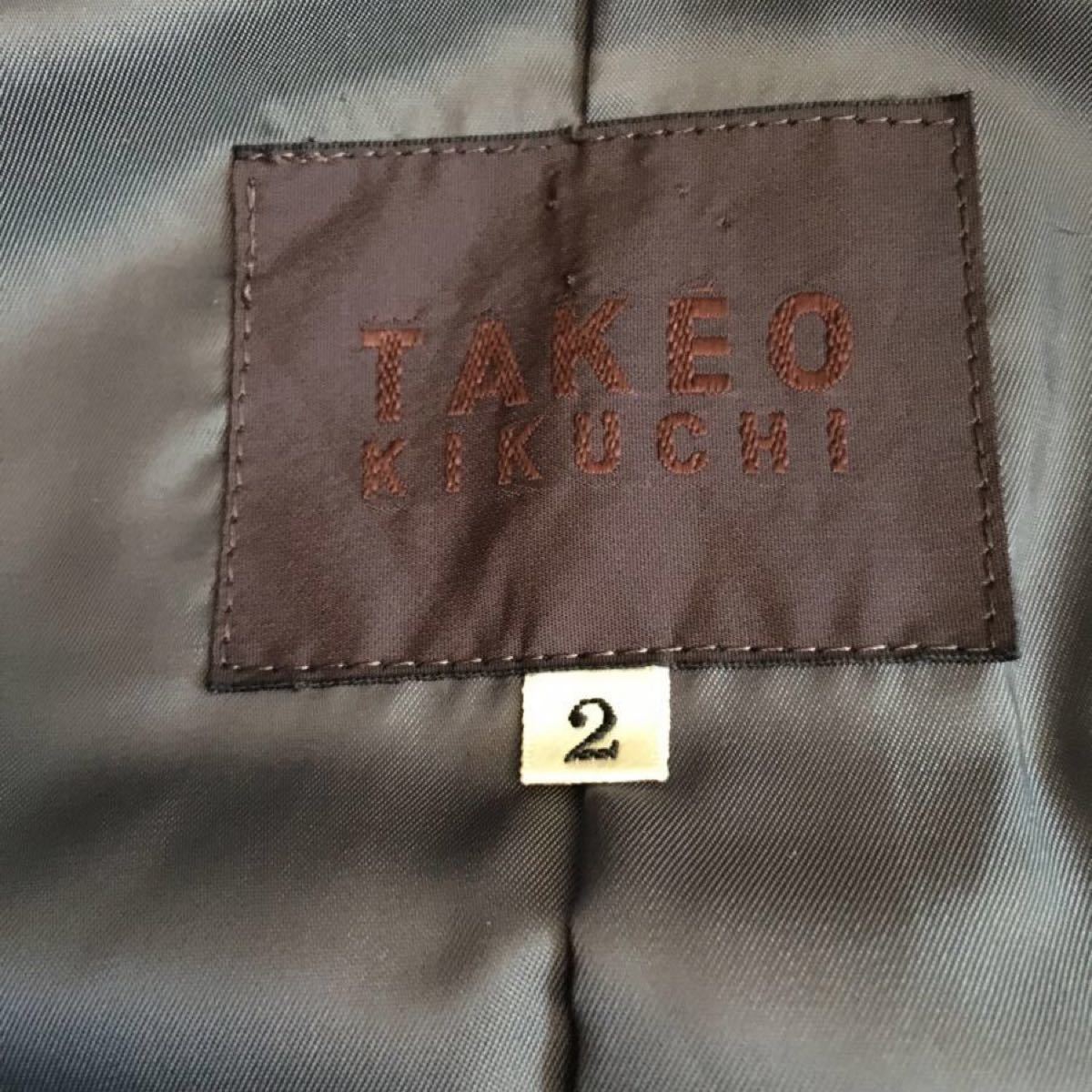 ステンカラーコート タケオキクチ ウール ブラック logopedia.umcs