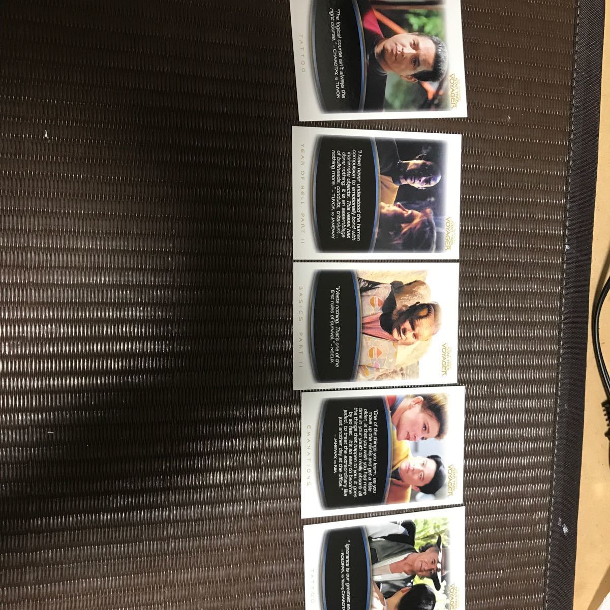 Paypayフリマ スタートレック ヴォイジャー 名言トレカ5枚セット Paypayフリマ スタートレック ヴォイジャー 名言トレカ5枚セット