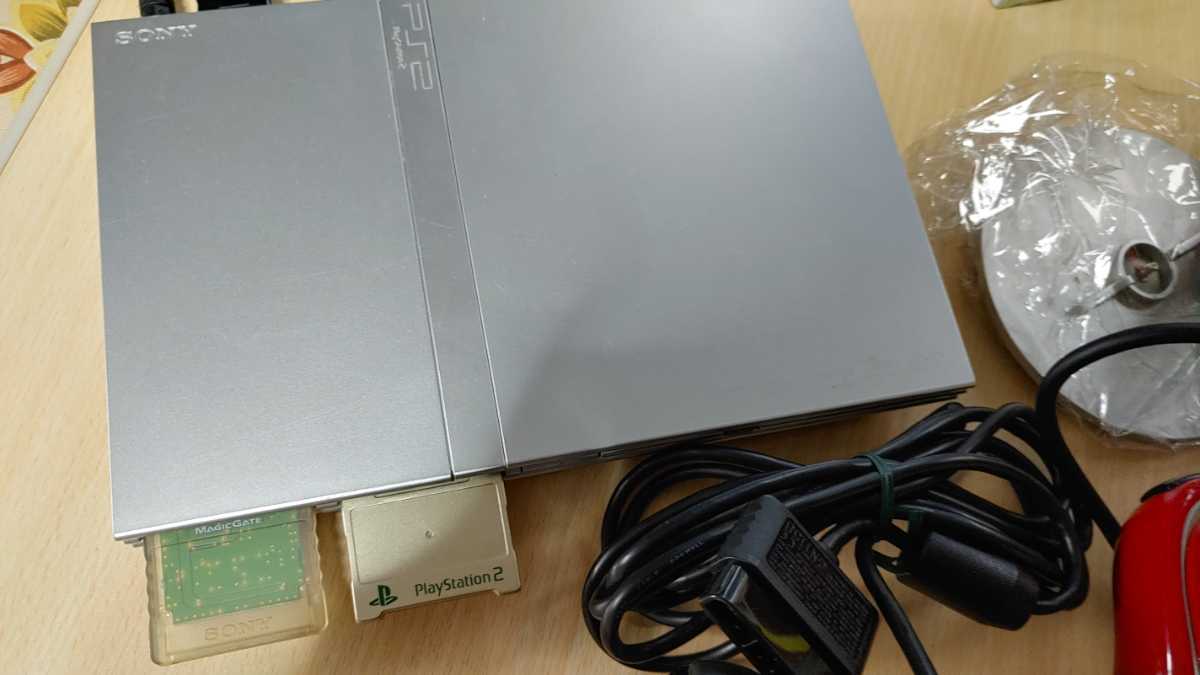 良品☆薄型PS2本体 縦置きスタンド 連射コン メモリーカード 良品☆薄型PS2本体 縦置きスタンド 連射コン メモリーカード