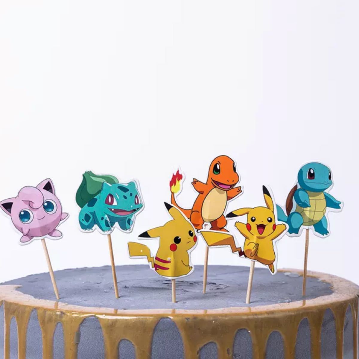 Paypayフリマ 誕生日 ケーキトッパー ポケモン ピック 飾り フードトッパー 6点セット Paypayフリマ 誕生日 ケーキトッパー ポケモン ピック 飾り フードトッパー 6点セット