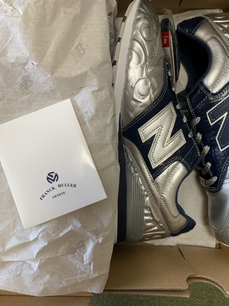 新品 28.5cm New Balance x FRANCK MULLER CM996 FMS SILVER フランク