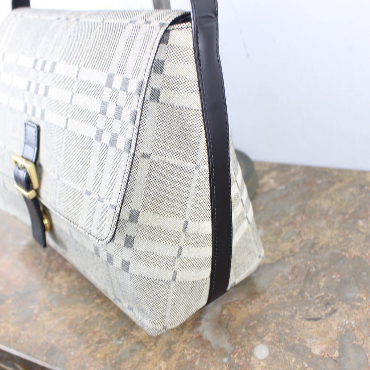 BURBERRY LONDON CHECK PATTERNED SHOULDER BAG/バーバリーロンドン