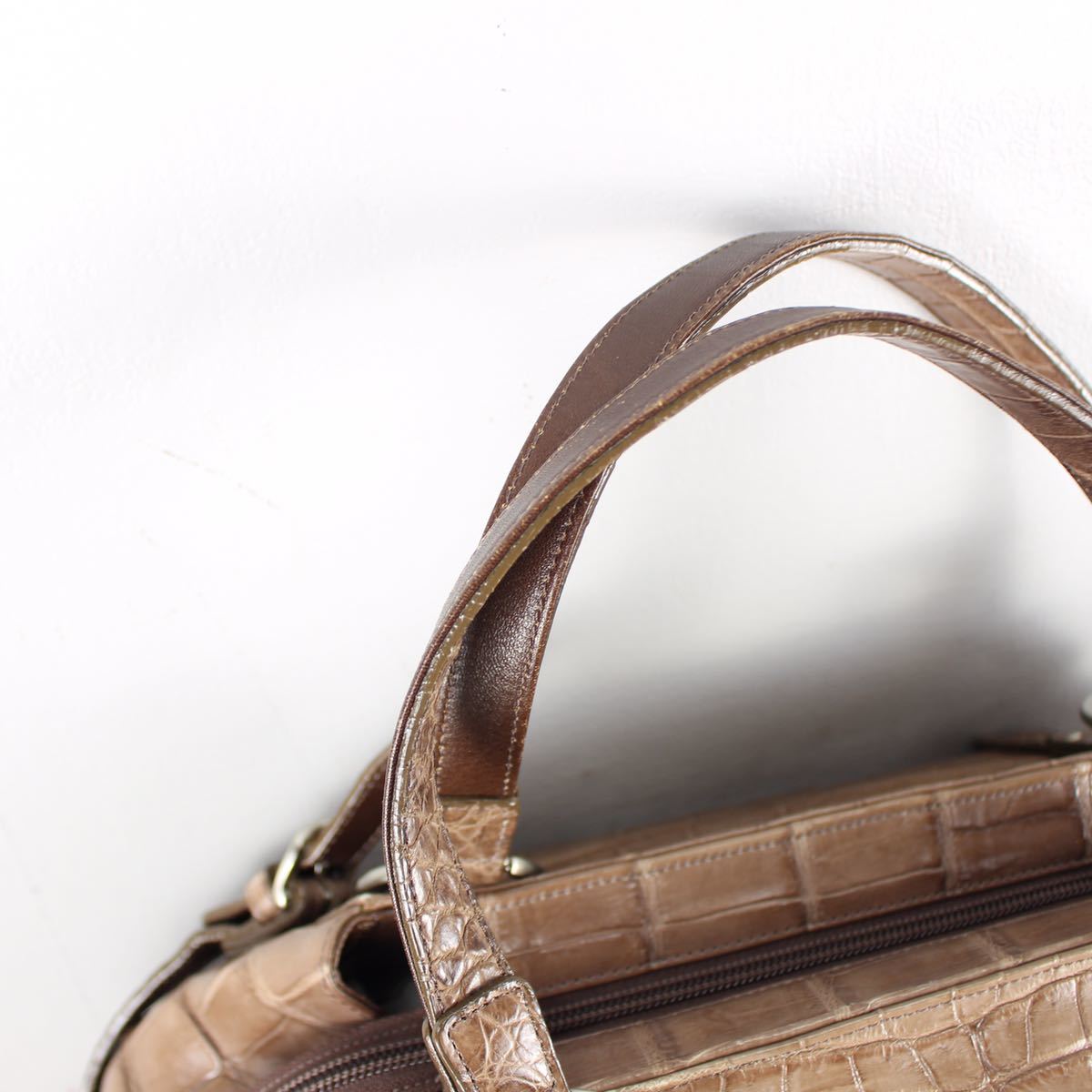 JRA MARC CROCODILE LEATHER HAND BAG/JRAマーククロコダイルレザーハンドバッグ_画像4