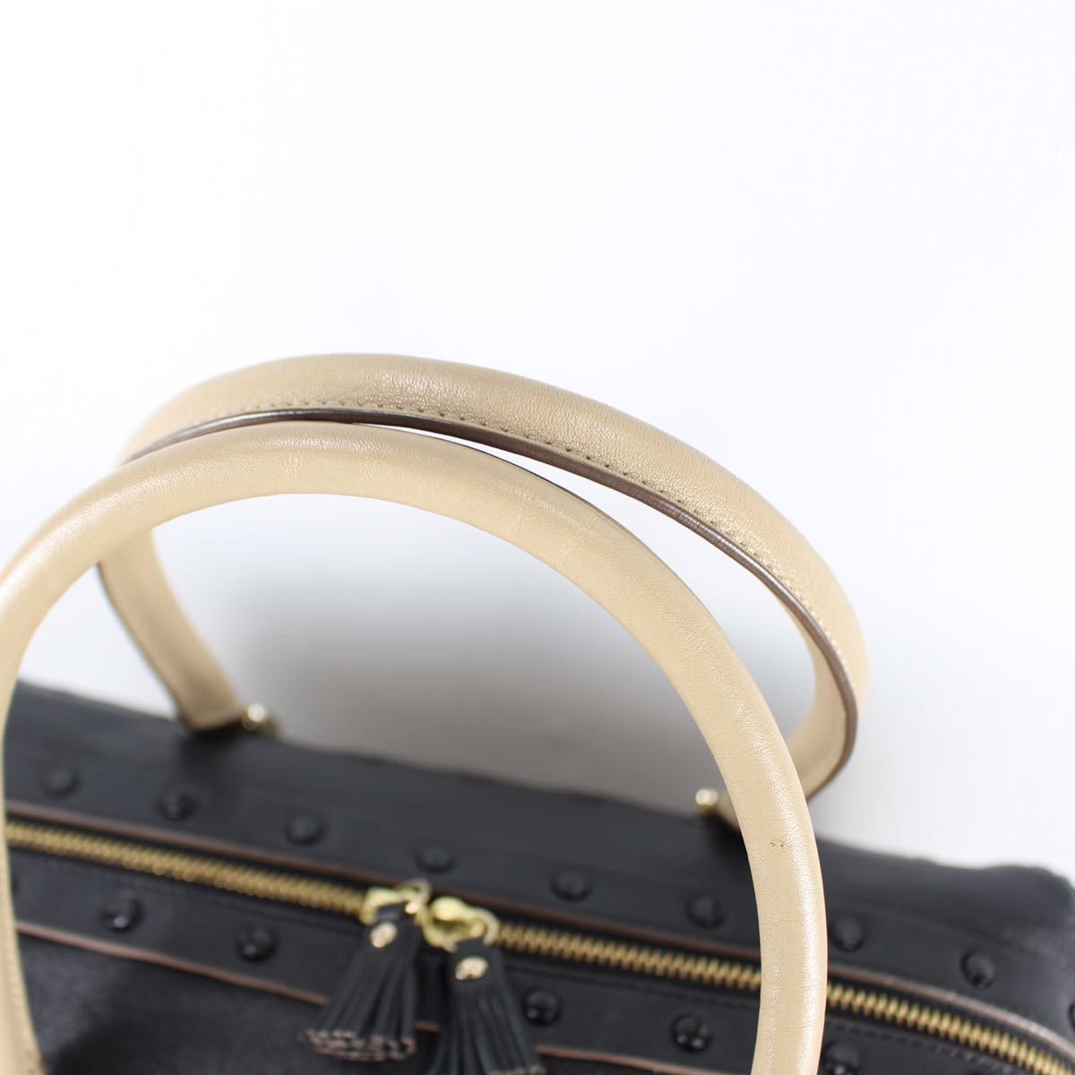 ANYA HINDMARCH CARCAR LEATHER 2WAY SHOULDER BAG/アニヤハインド