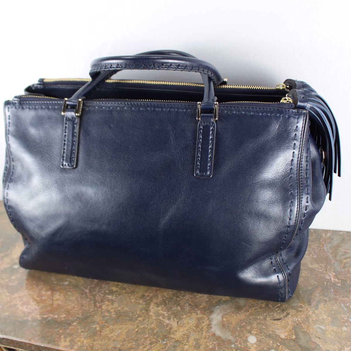 ANYA HINDMARCH EBURY LEATHER HAND BAG/アニヤハインドマーチイー