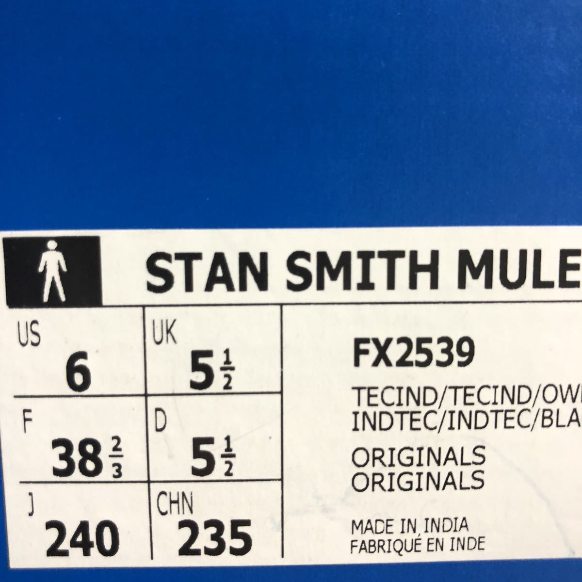 【新品】adidas Stan Smith Mule アディダス スタンスミス ミュール メンズ レディース スニーカー ネイビー FX2539 24.0_画像8
