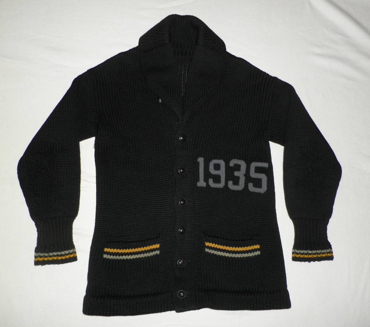 ☆30s USMA WEST POINT CADET ショールカラー カーディガン ビンテージ