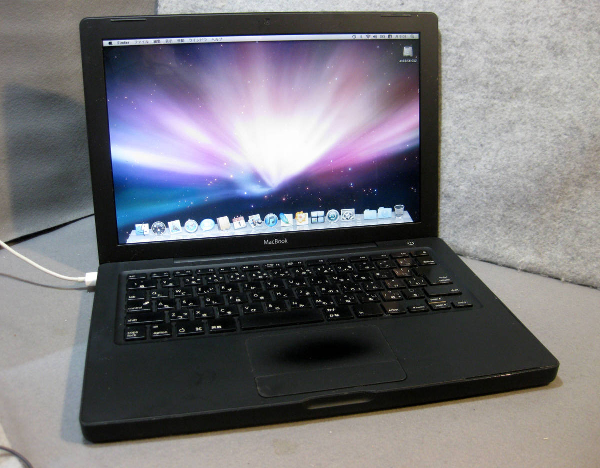 m401 macbook(黒) A1181 2.0Ghz 2.0G 120G os10.58