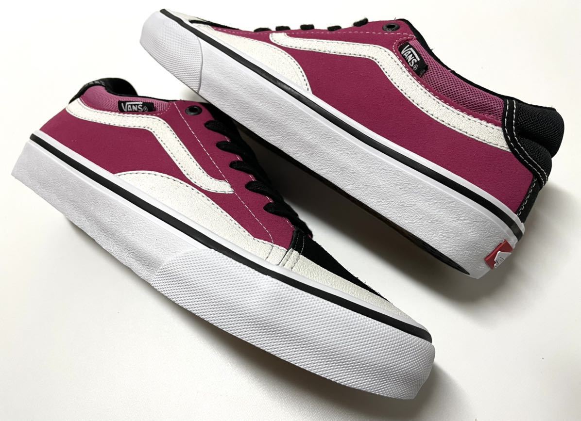 新品 限定 USA企画 VANS PRO TNT ADVANCED TONY TRUJILLO バンズ プロ トルフィーヨ 黒 ピンク us 9 JP 27 レアカラー スケート_画像2