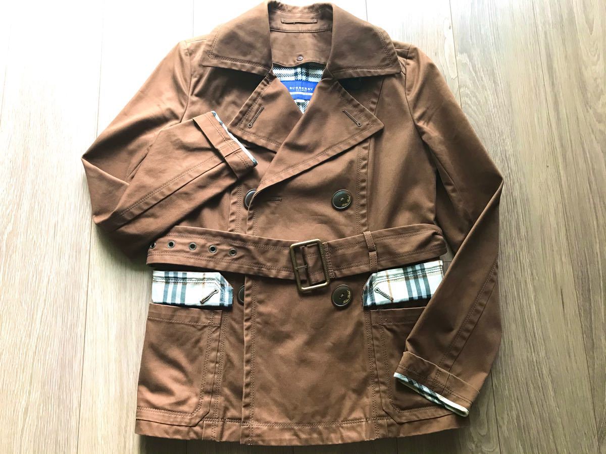 バーバリーブルーレーベル Burberry インナー付きトレンチコート