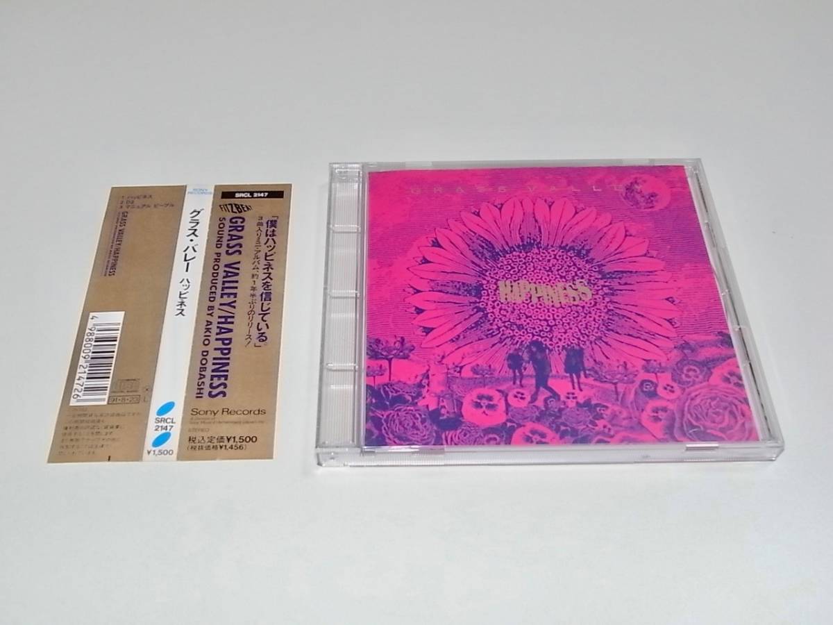 希少 レア 帯付き 中古 CD グラス・バレー GRASS VALLEY ハッピネス HAPPINESS