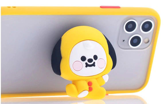 公式 BT21 BABY POP TOK スマホ グリップ スタンド TATA 360度回転 3段階調節可 BTS テテ V ベビー 防弾少年団 キム・テヒョン タタ _画像7