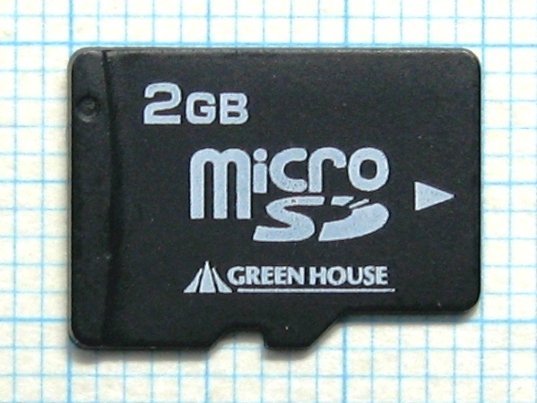 *GREEN HOUSE microSD memory card 2GB used * postage 63 jpy ~