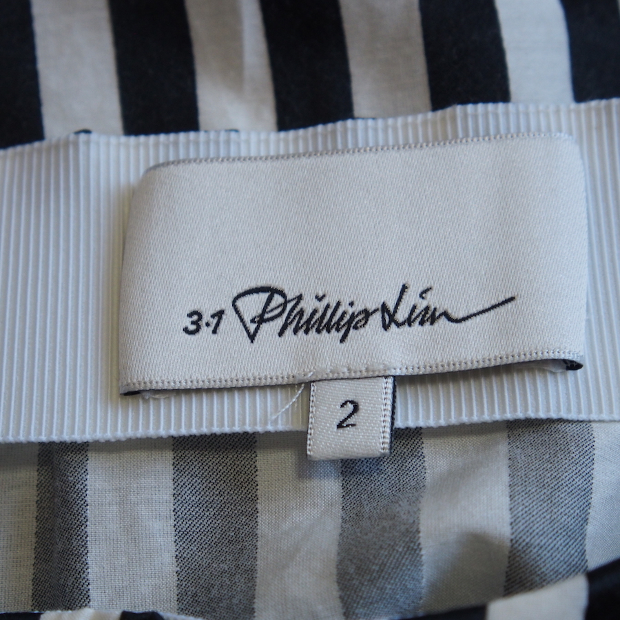 3.1 Phillip Lim フィリップリム ストライプ ミニスカート_画像6