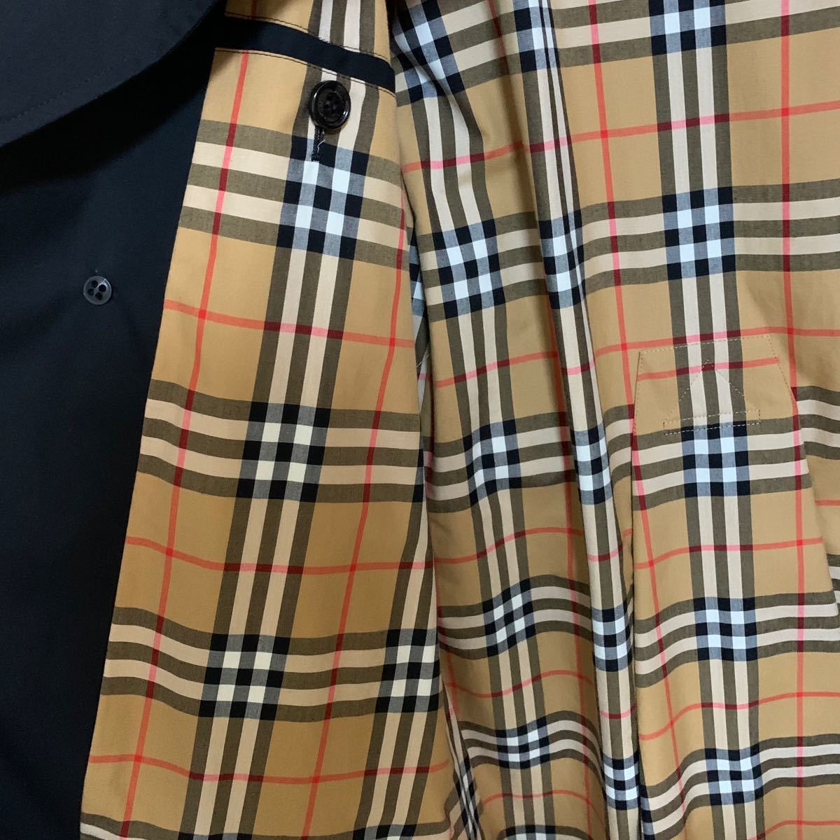 希少 新品未使用 BURBERRY バーバリー TBボタン トレンチコート 黒