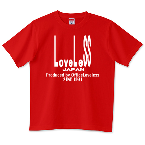 定番の人気商品！Ls (Loveless) LoveLeSS T-SH.COLOR：RED.SIZE：XS～3XL ≪即決商品≫☆