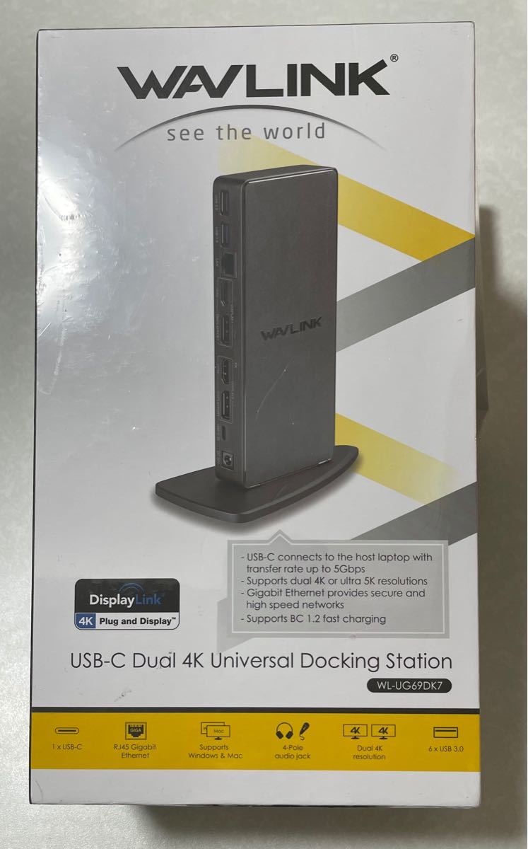 Wavlink USB-C universal docking station WL-UG69DK7  