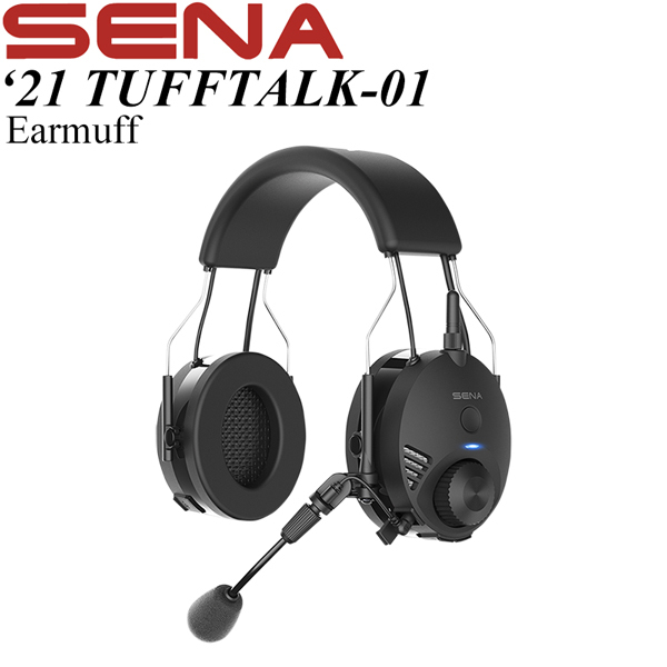新品 ブラック Sena ヘルメット用 インターコム Earmuff TUFFTALK-01 数量は多 モデル 【受賞店舗】