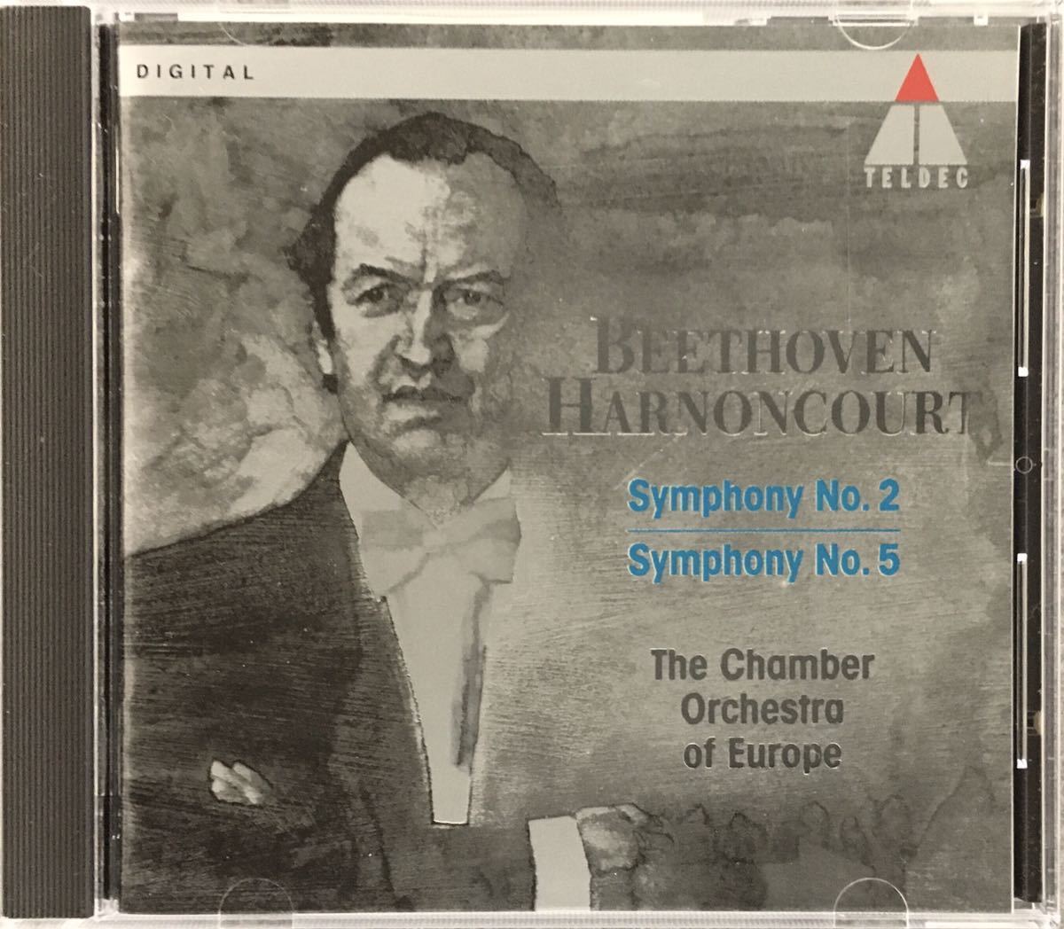 CD/ ベートーヴェン：交響曲第2,5番「運命」/ アーノンクール&ヨーロッパ室内管_画像1