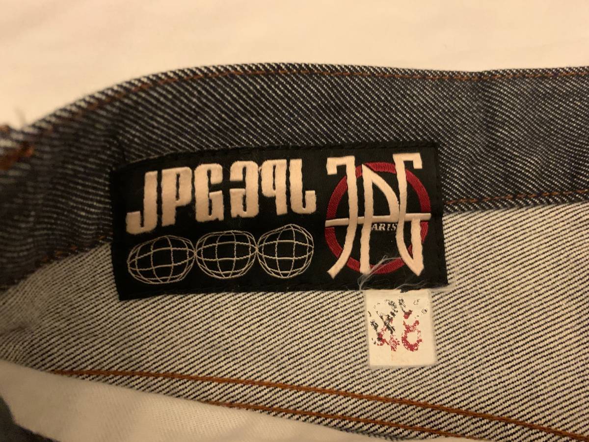 Jean Paul GAULTIER ジャンポール　ゴルチエ 　ゴルチェ　デニム　ジーンズ　パンツ　４８　JPG　グレー　gray denim archive_画像5