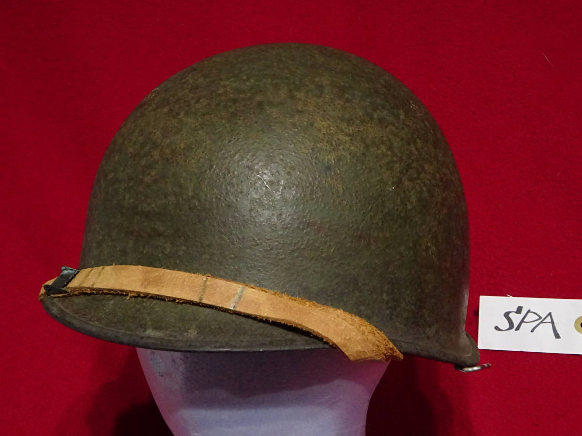 再入荷】 WW2米陸軍実物官給品M-1ヘルメット/ライナー・シェル付き 完売品 実物M1スチールヘルメット付き 個人装備