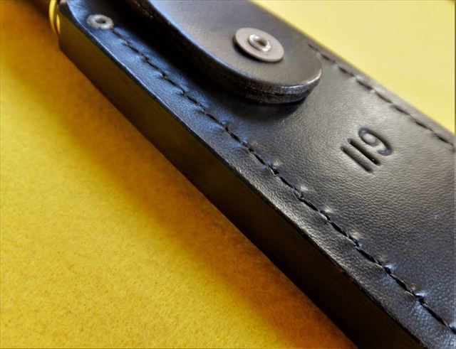 Vintage BUCK KNIFE MODEL 119V USA　希少特厚平型ブラックシース付き【ビンテージ・バックナイフ】