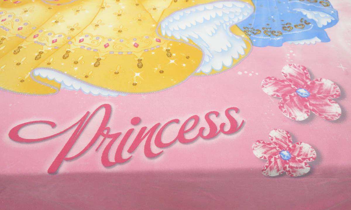 古着卸　ヨーロッパ仕入 ＊レトロ　ヴィンテ―ジ ＊Disney Princes ディズニープリンセス ＊キャラクターシーツ　布団カバー＊大判　袋型_画像4