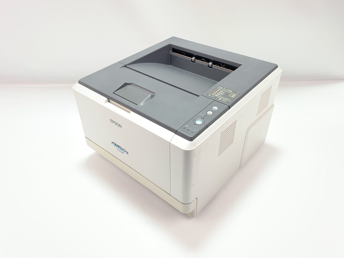 ★印刷枚数3176枚 動作確認済み 中古レーザープリンタ エプソン EPSON LP-S310N トナー/メンテナンスユニットなし モノクロ 管理520_画像3