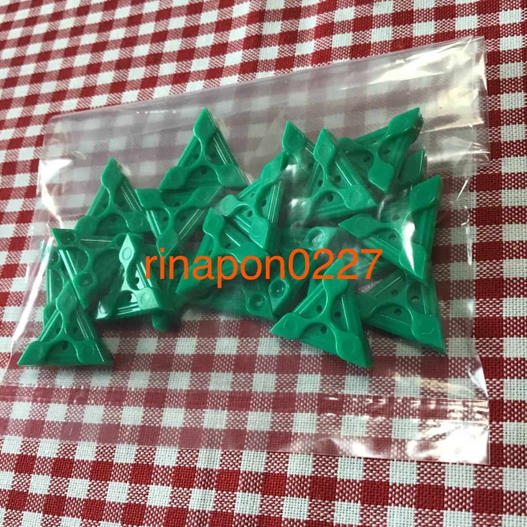 used 「 LaQ ラキュー 基本 パーツ 緑色 No.2 20個 」 / 三角形 / グリーン /20ピース/ パズルブロック 知育玩具おすすめ_画像2