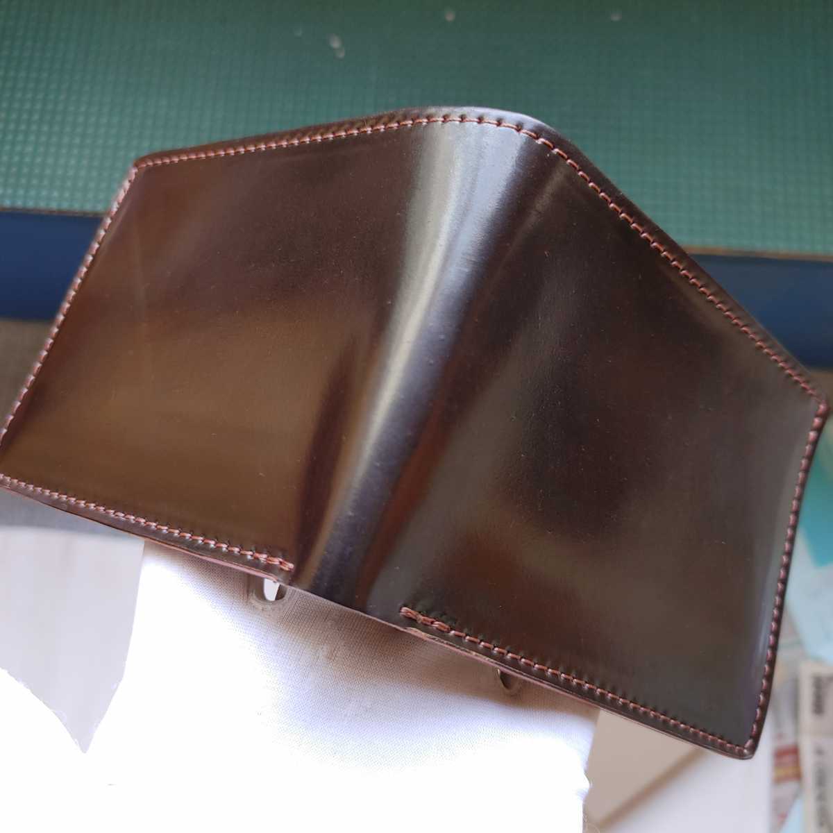 新品!交渉可!シガー,シェルコードバン,cigar,レア,カラー,財布