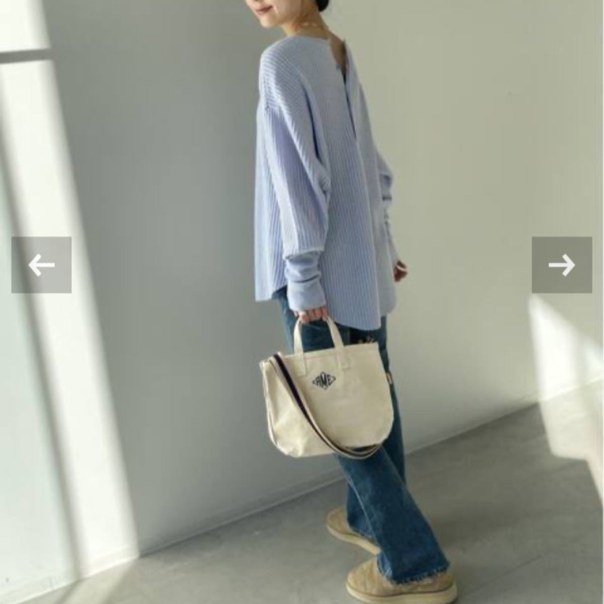 【AMERICANA/アメリカーナ】AME Tote Bag MINI ブラウン