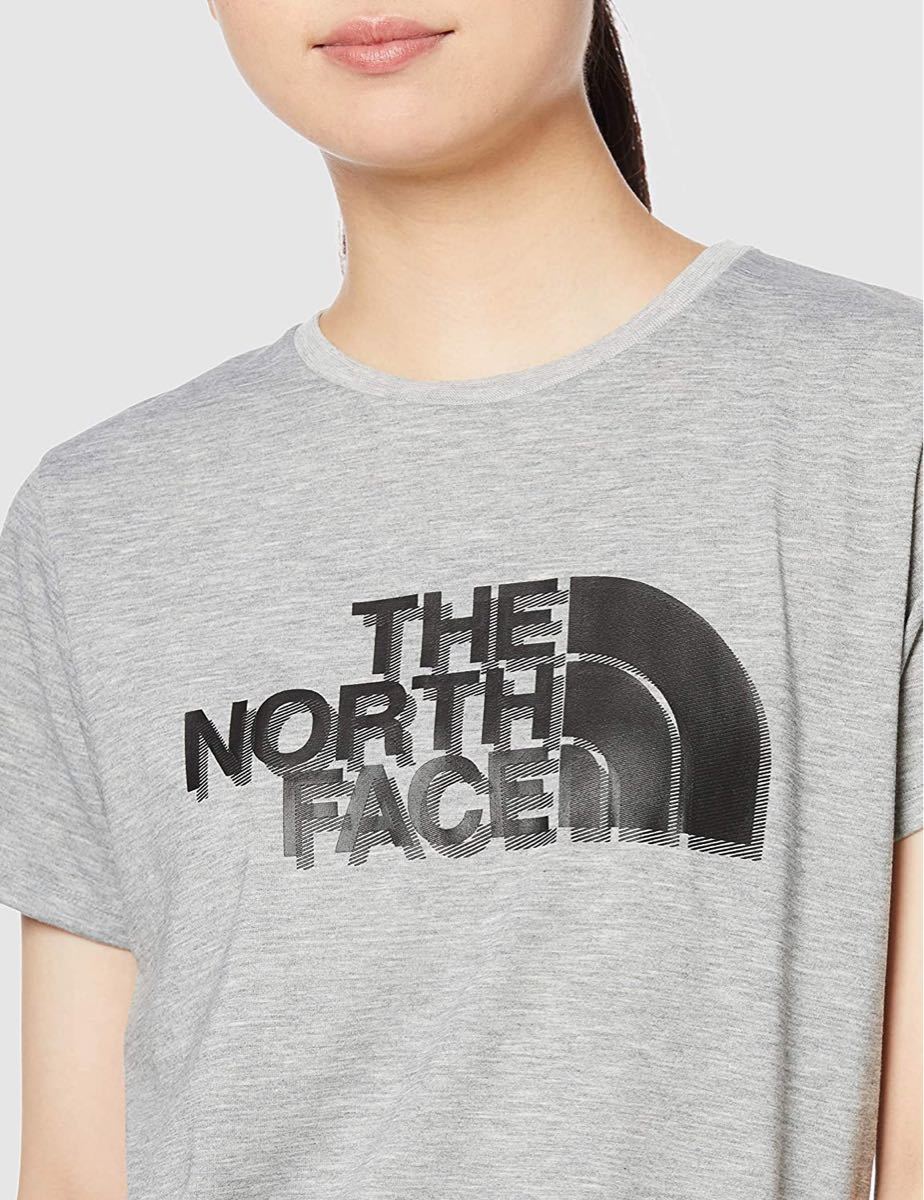 THE NORTH FACE ザノースフェイス 半袖ロゴTシャツ グレー(灰) レディース ２サイズ 新品