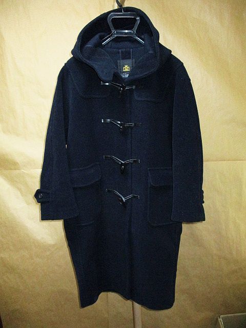 Drawer 16AW オーバーサイズ　ビッグシルエット ウール ダッフルコート 36　ネイビー_画像1