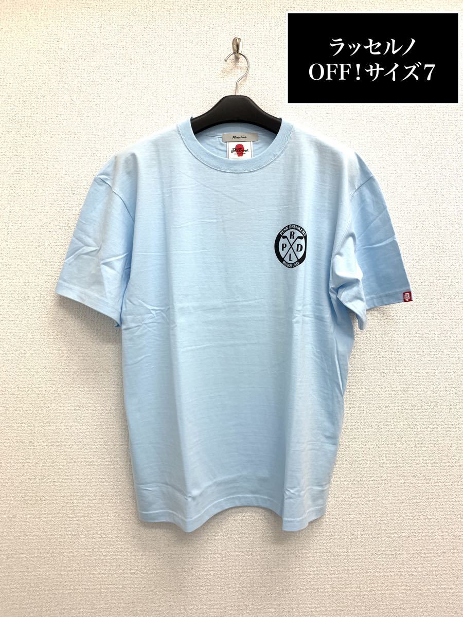 552 ラッセルノ Tシャツ 水色 メンズ サイズ7 送料無料|PayPayフリマ