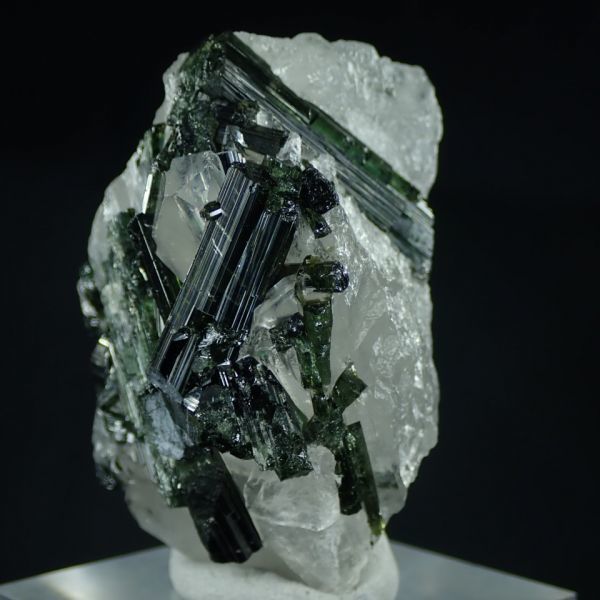トルマリン イン クォーツ 112.5g TCV113 ブラジル ミナスジェライス州 電気石 天然石 鉱物 標本 パワーストーン 水晶_画像2