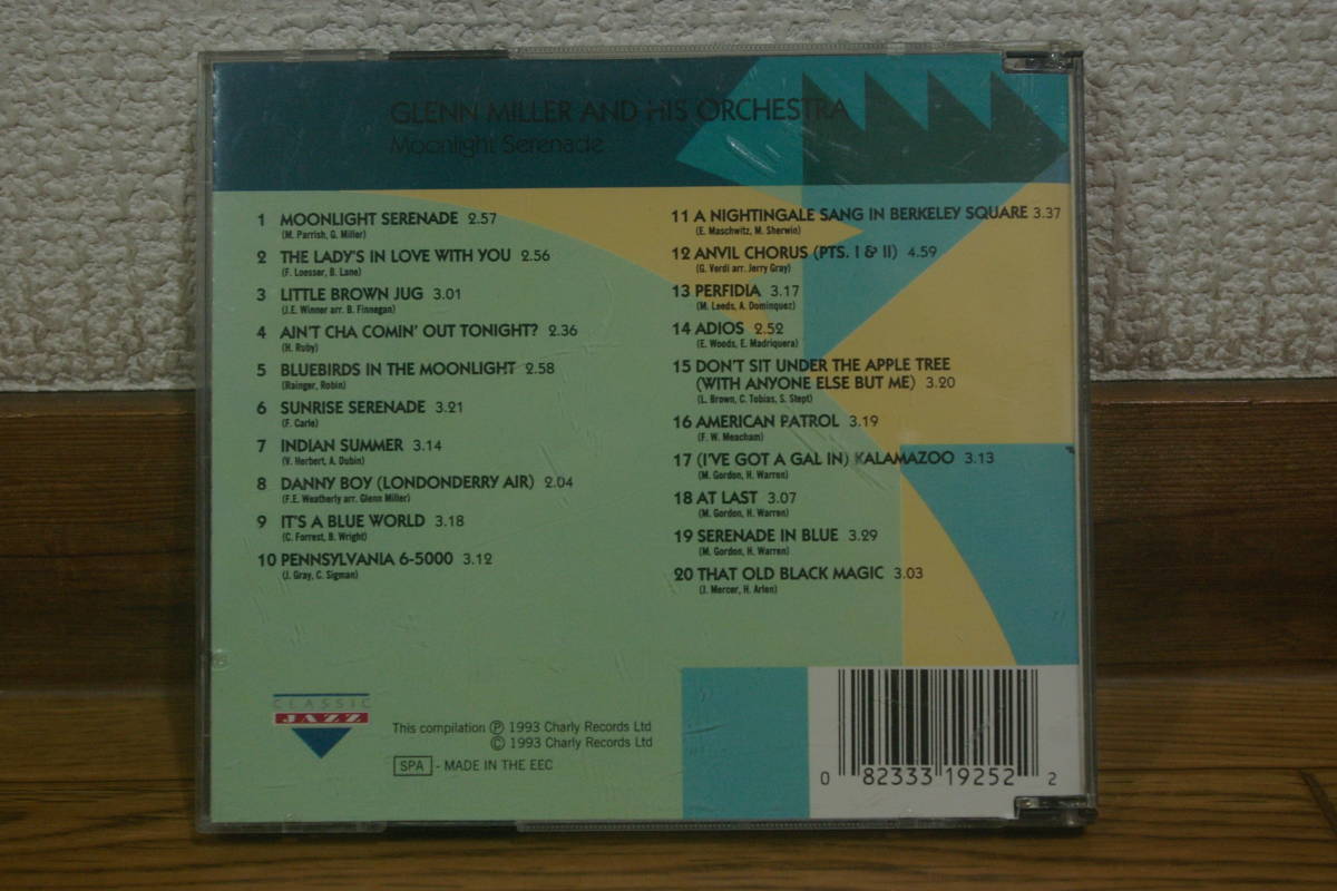 GLEN MILLER AND HIS ORCHESTRA - Moonlight Serenade 中古CD 1993 Charly Records Ltd _画像2