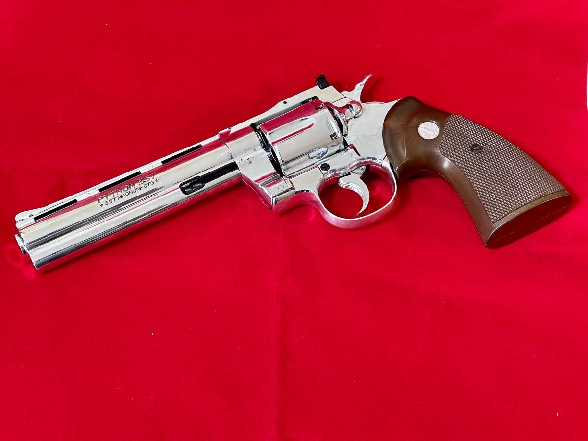 MGC コルト パイソン 357マグナム 6inch シルバーフィニッシュ 合法品