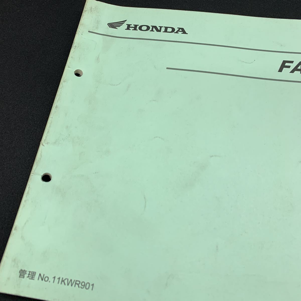 ■パーツカタログ ホンダ HONDA 1版 発行・平成21年7月 FAZE　ABS　SM250　MF11 ■_画像3