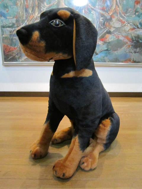 最新作の リアル 実物大 展示品 ぬいぐるみ ラブラドールレトリバー