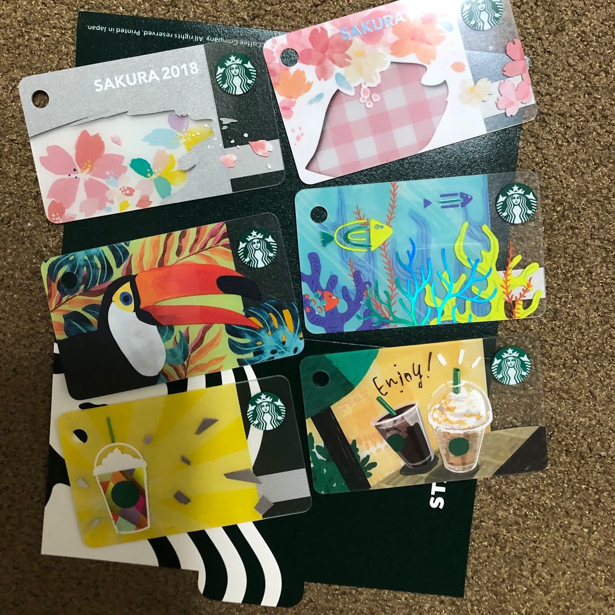 スターバックスカード ミニサイズ6枚 セット|Yahoo!フリマ(旧 スターバックスカード ミニサイズ6枚 セット|Yahoo!フリマ(旧