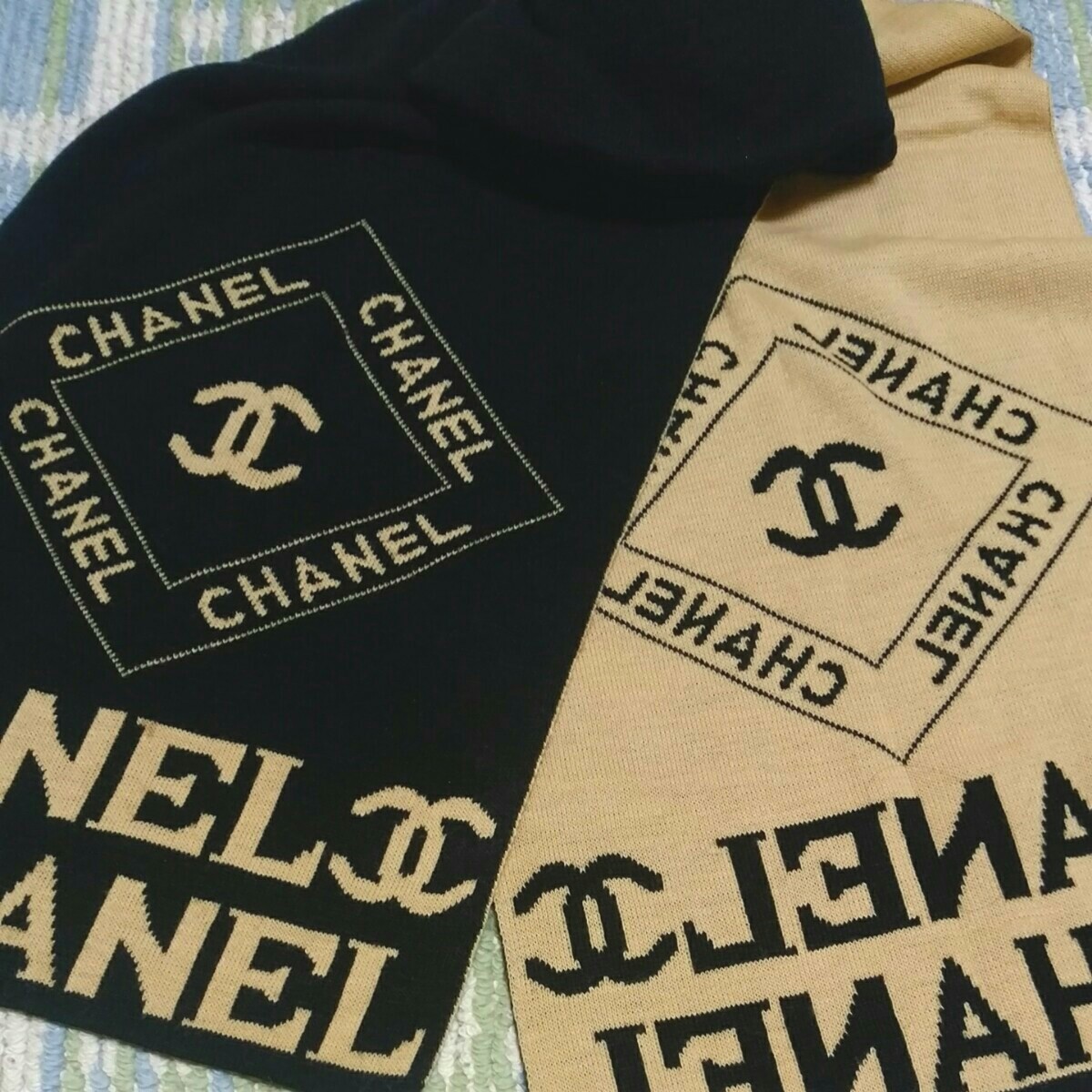 CHANELノベルティマフラー-