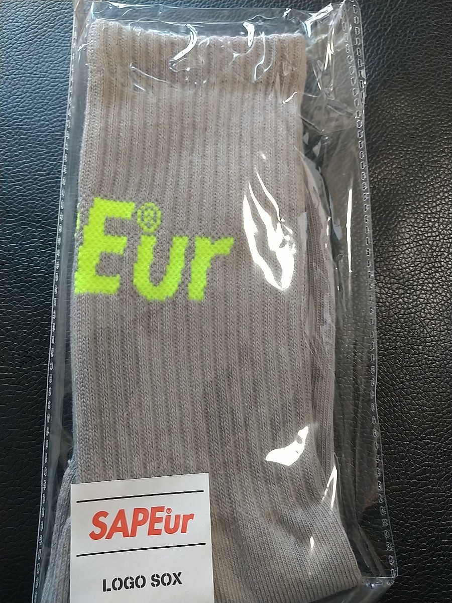 【新品未使用】sapeur サプール ロゴソックス 靴下 ソックス Logo