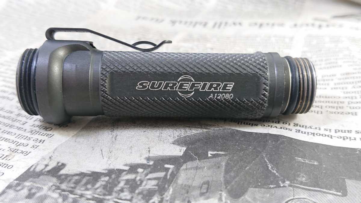 美品】SUREFIRE E2e Executive Elite 旧ロゴ 2セル6V純正ボディ HA
